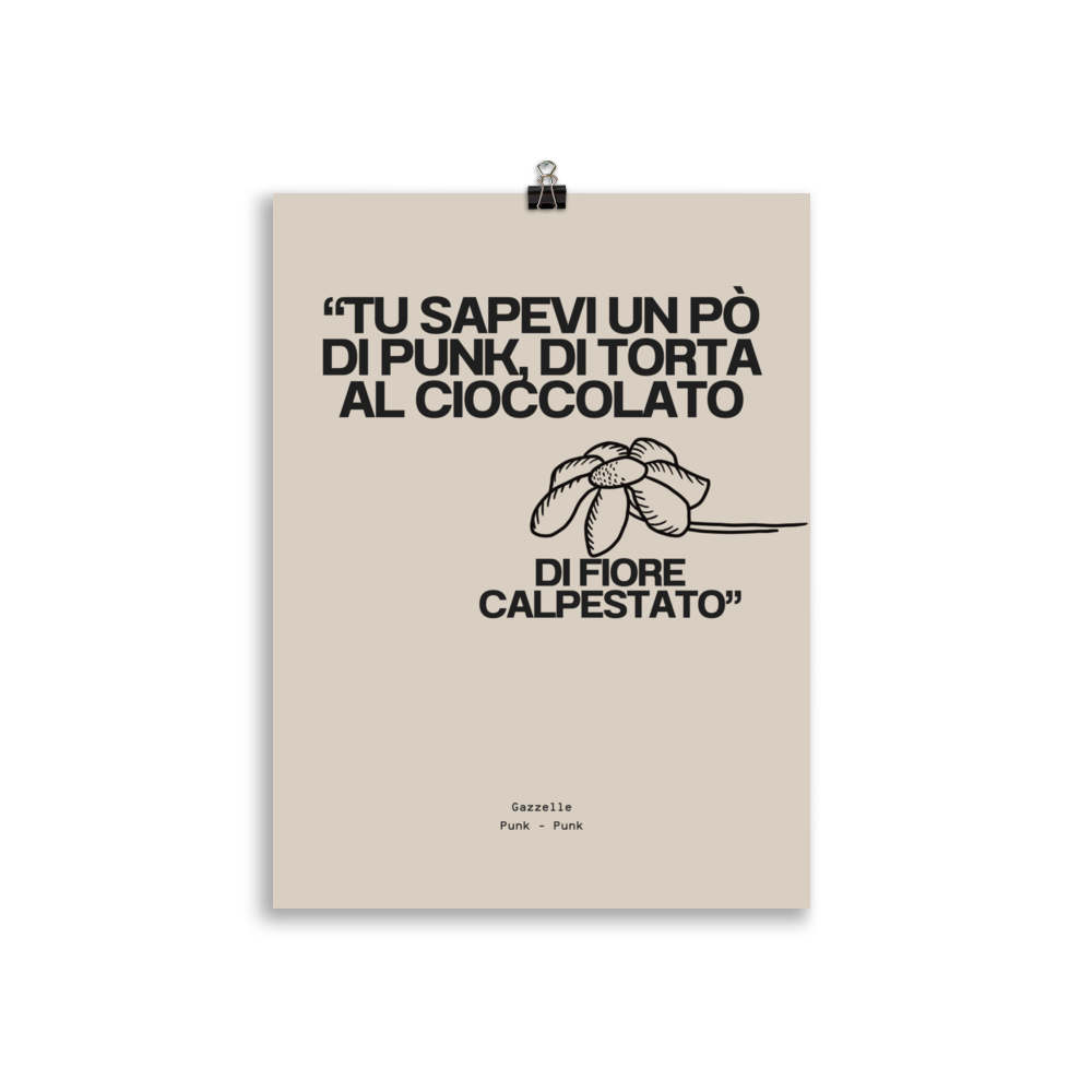 Poster Gazzelle Punk
