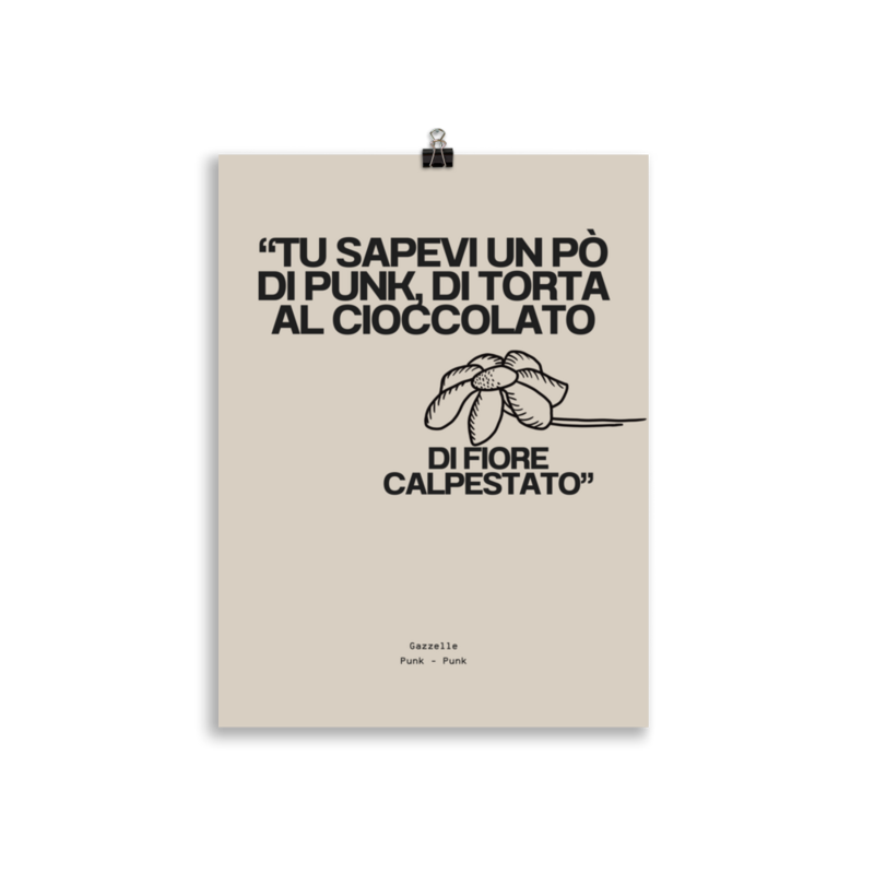Poster Gazzelle Punk