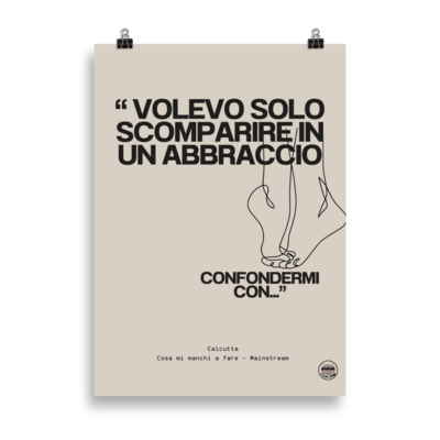 Poster Calcutta Cosa mi manchi a fare