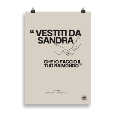 Poster Calcutta Del Verde 30x40