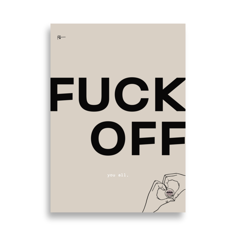 Poster Fuck Off