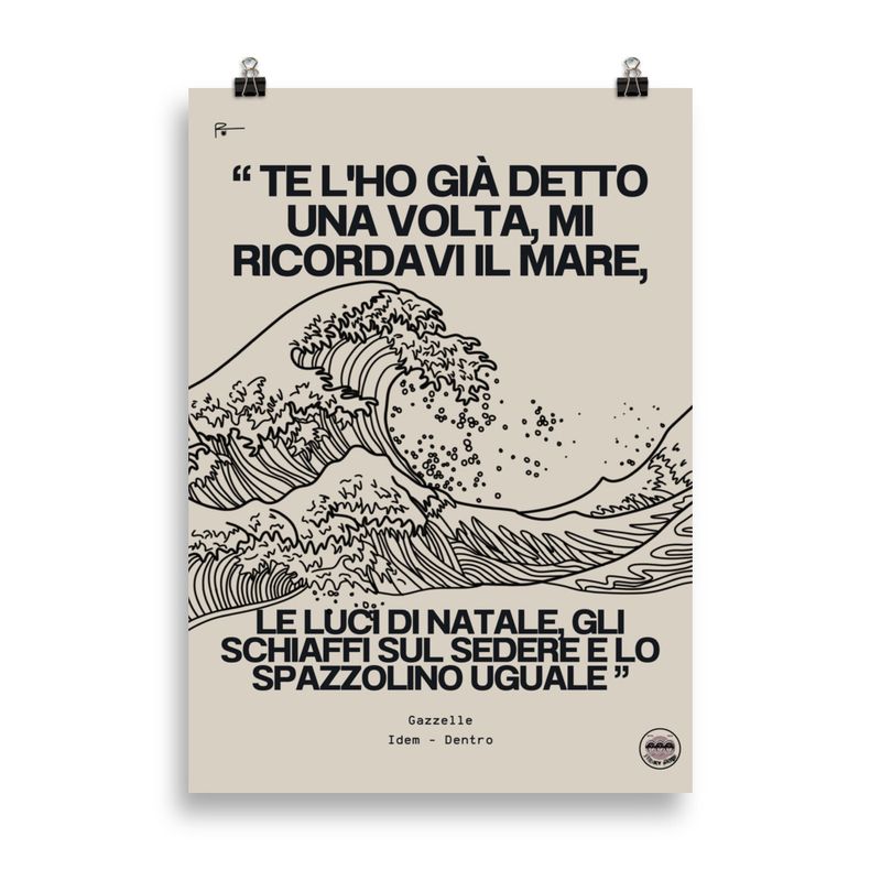Poster Gazzelle Idem Dentro