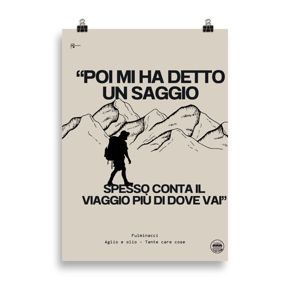 Poster Fulminacci - Aglio e olio