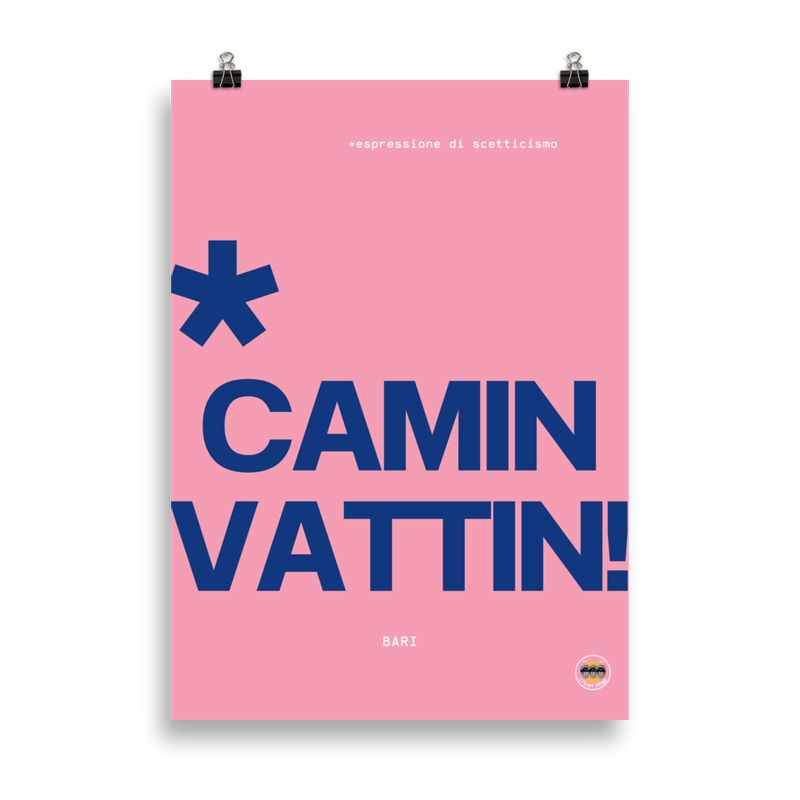 Poster Camin Vattin Pink