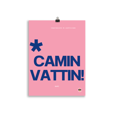 Poster Camin Vattin Pink
