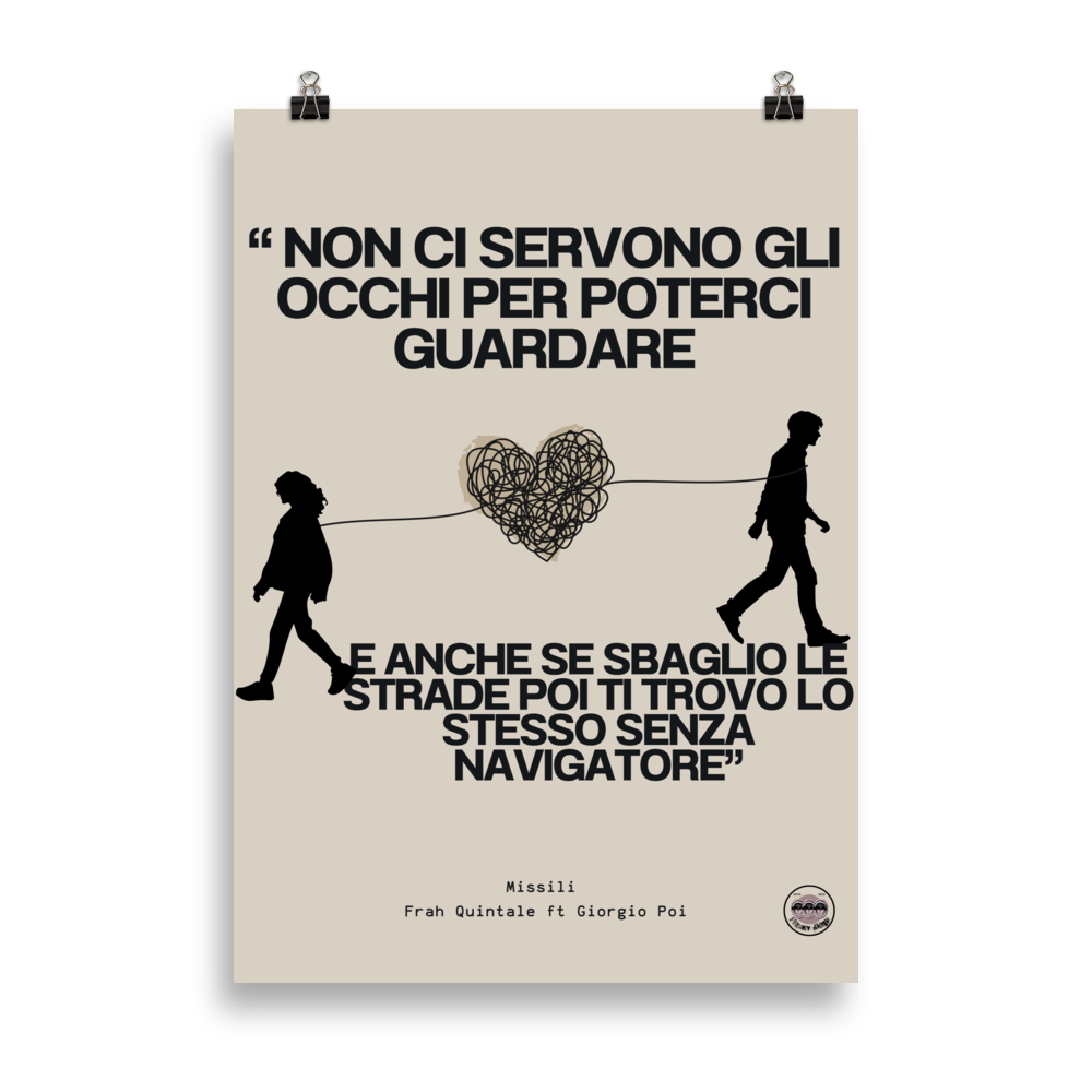 Poster Missili Frah Quintale