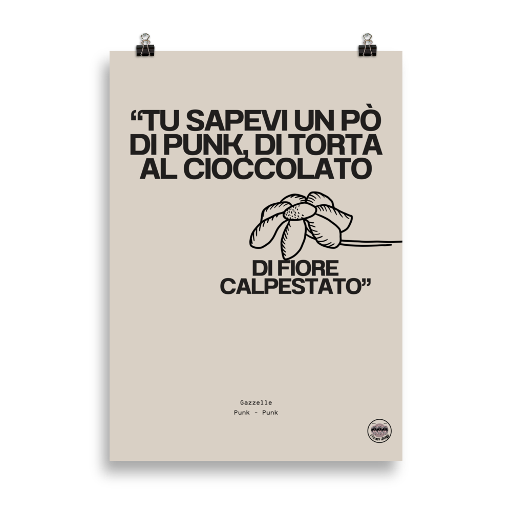 Poster Gazzelle Punk