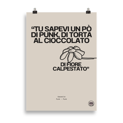 Poster Gazzelle Punk