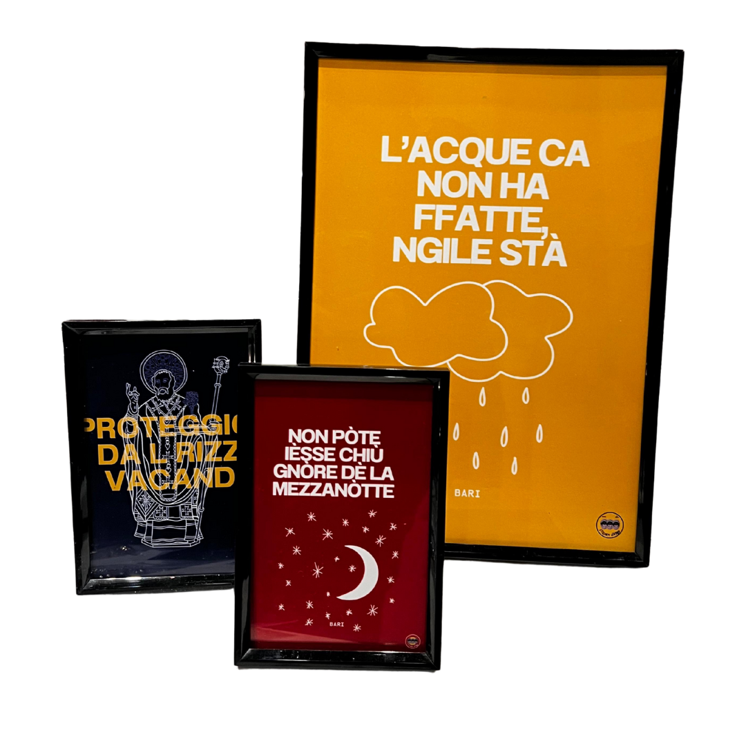 COMBO A4+cartolina con cornici