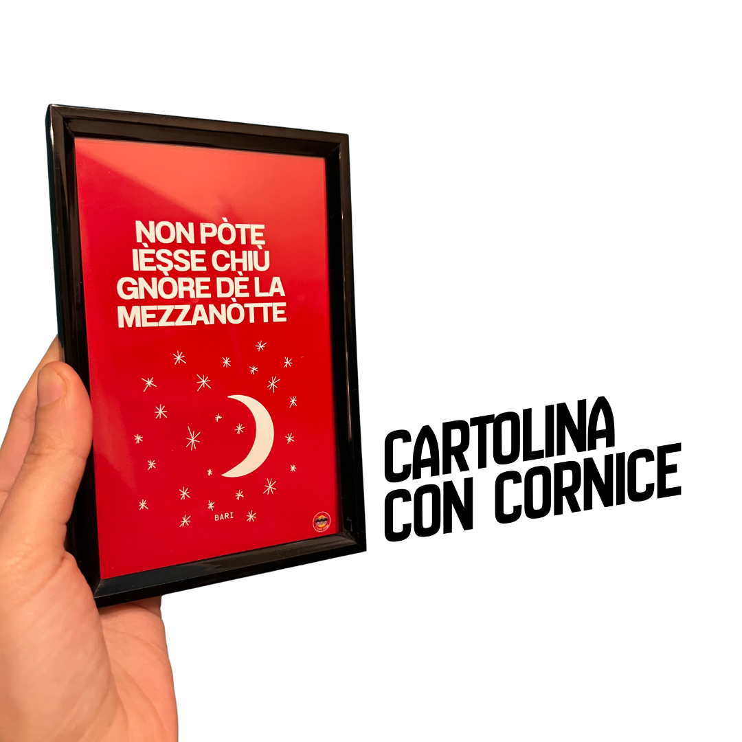 Cartolina di augù con CORNICE