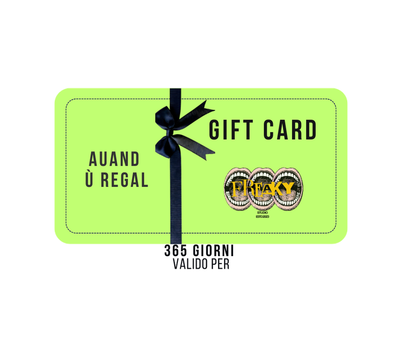 Gift Card per persone indecise o per i finti democratici che proclamano la libertá di scelta.