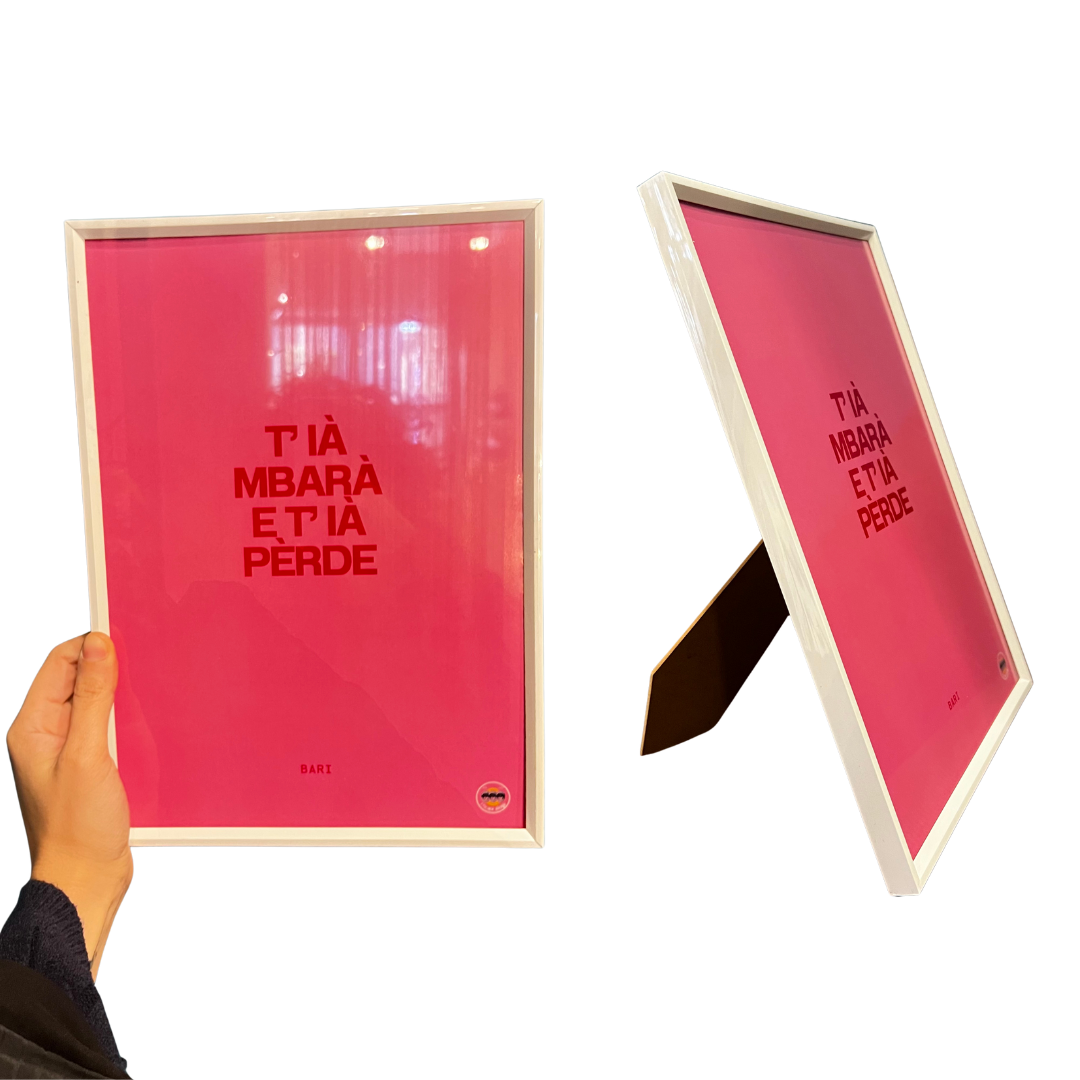 Poster con cornice (SPEDIZIONE)