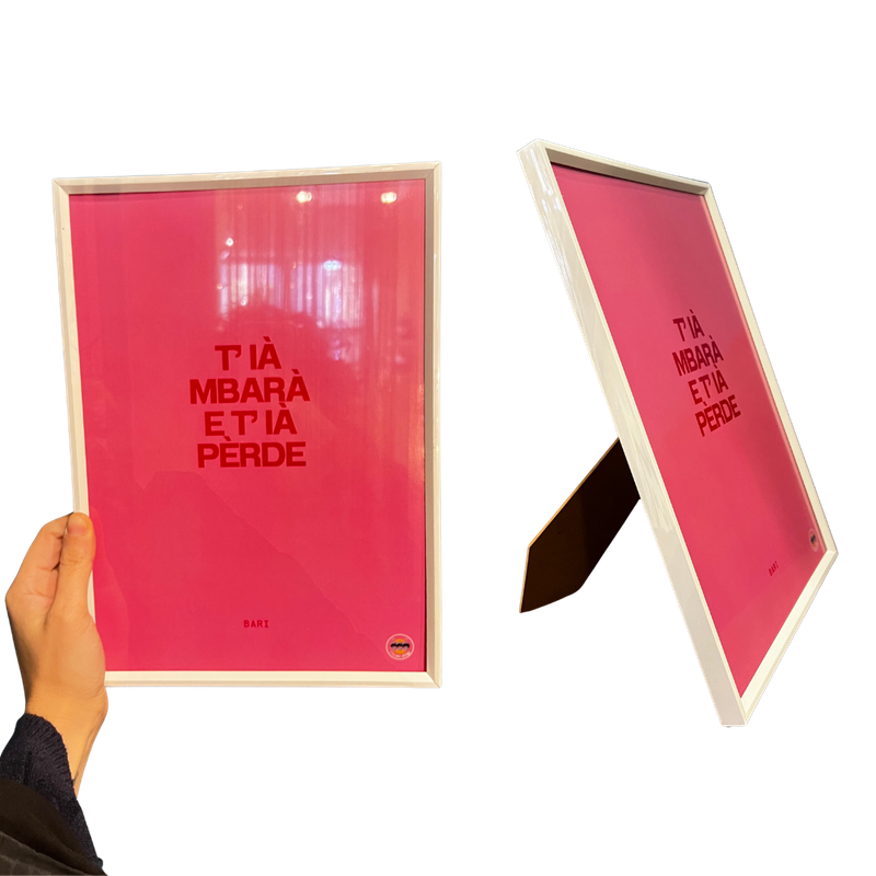 Poster con cornice (SPEDIZIONE)