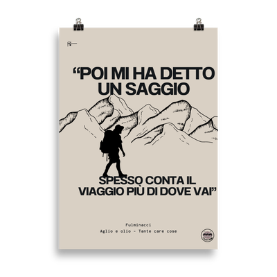 Poster Fulminacci - Aglio e olio