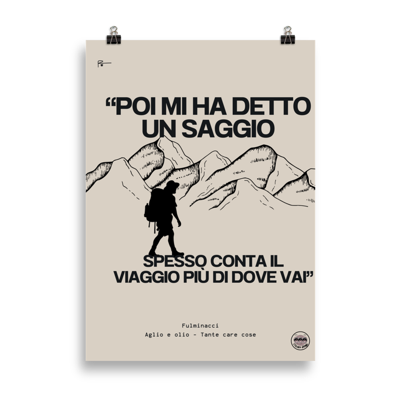 Poster Fulminacci - Aglio e olio