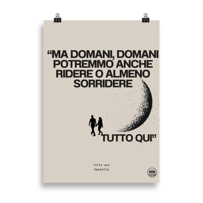 Poster Tutto Qui Gazzelle