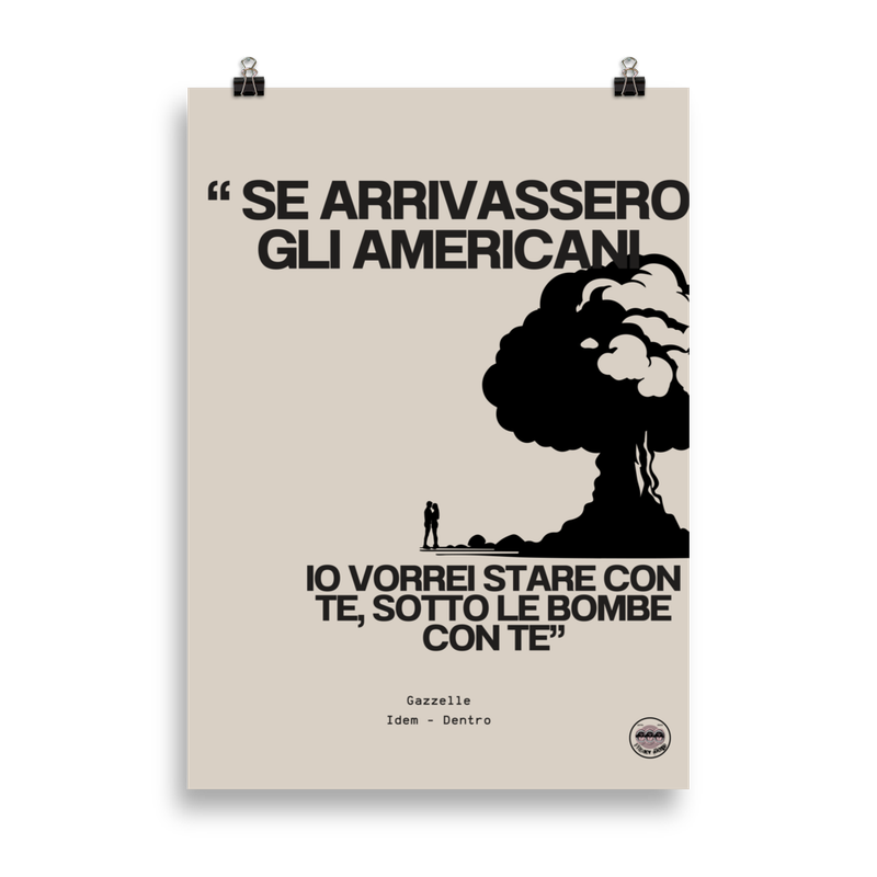 Poster Gazzelle Idem