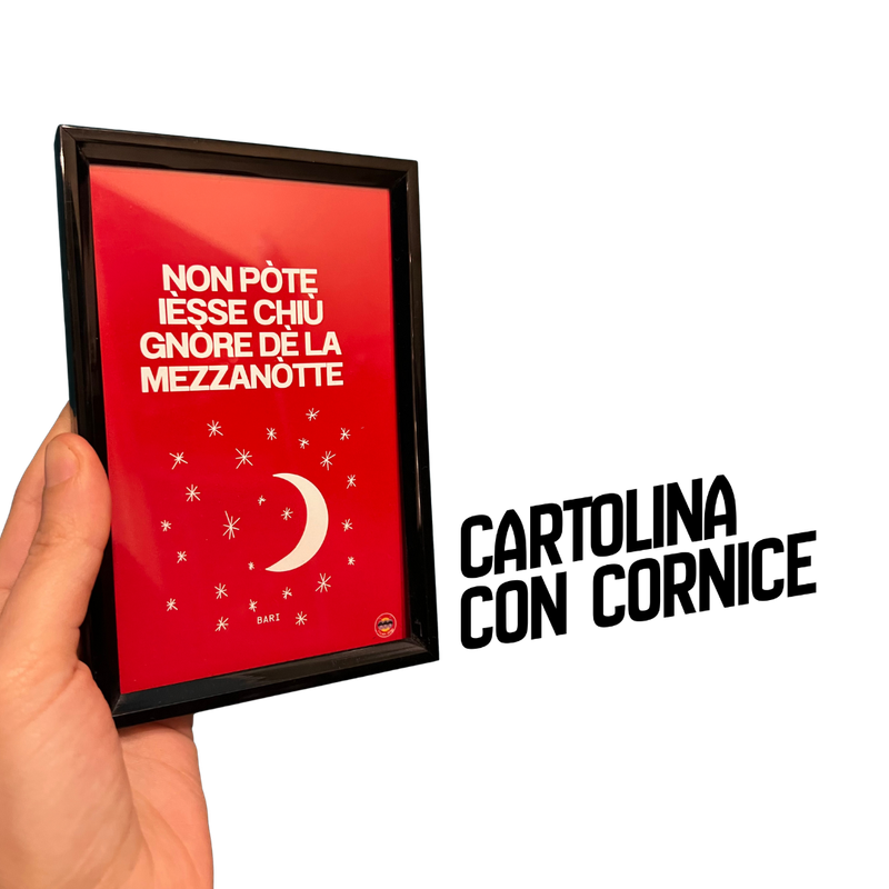 Cartolina di augù con CORNICE