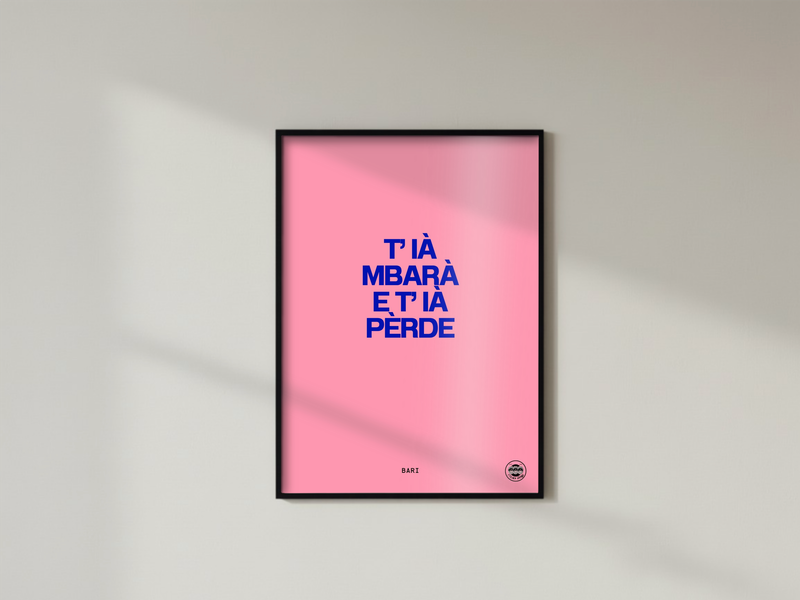 T'IA MBARÀ E T'IÀ PERD