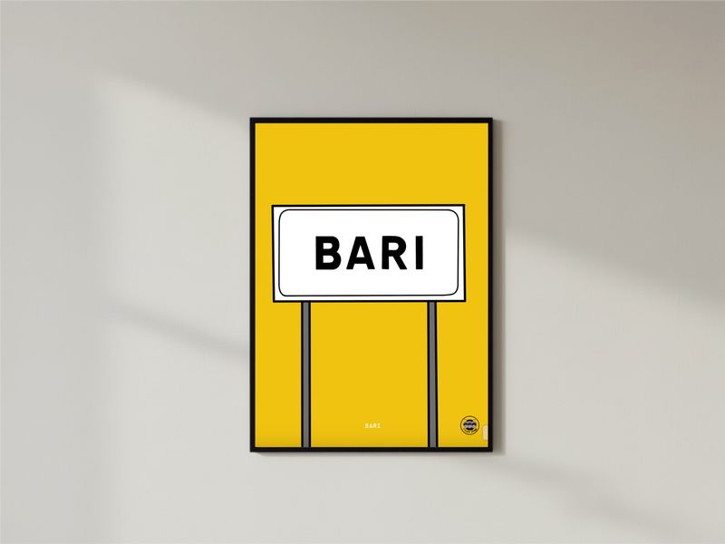 BARI ROAD SIGN