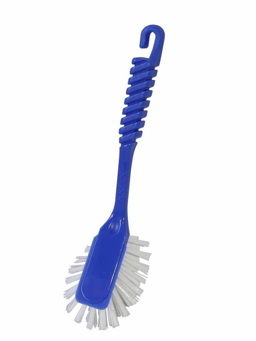 Diskborste med skrapkant, Blå