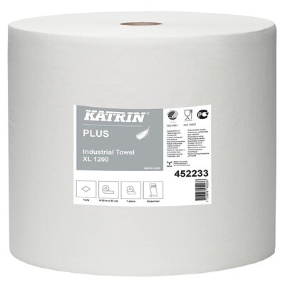 Katrin Plus XL 1200 Vit, 1-lags, 1110m/rulle