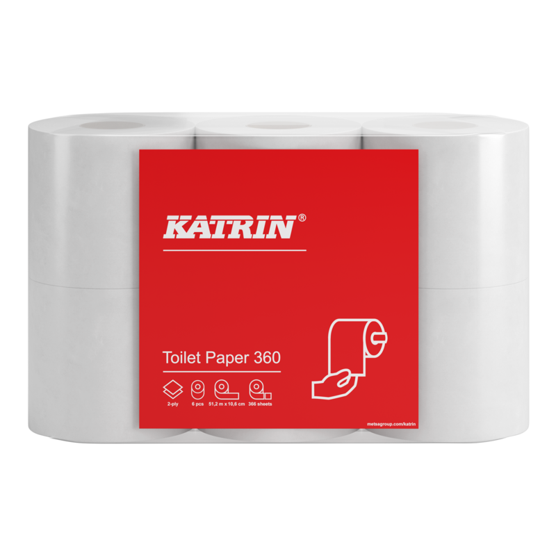 Katrin Toalettrulle 360 2-lagers