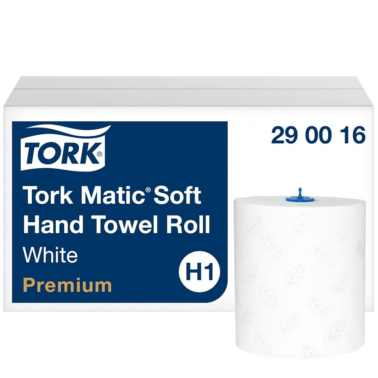 Tork Matic® Premium 2-lag, Mjuk Handduk Rulle H1, 100m/rle, 6rle/krt