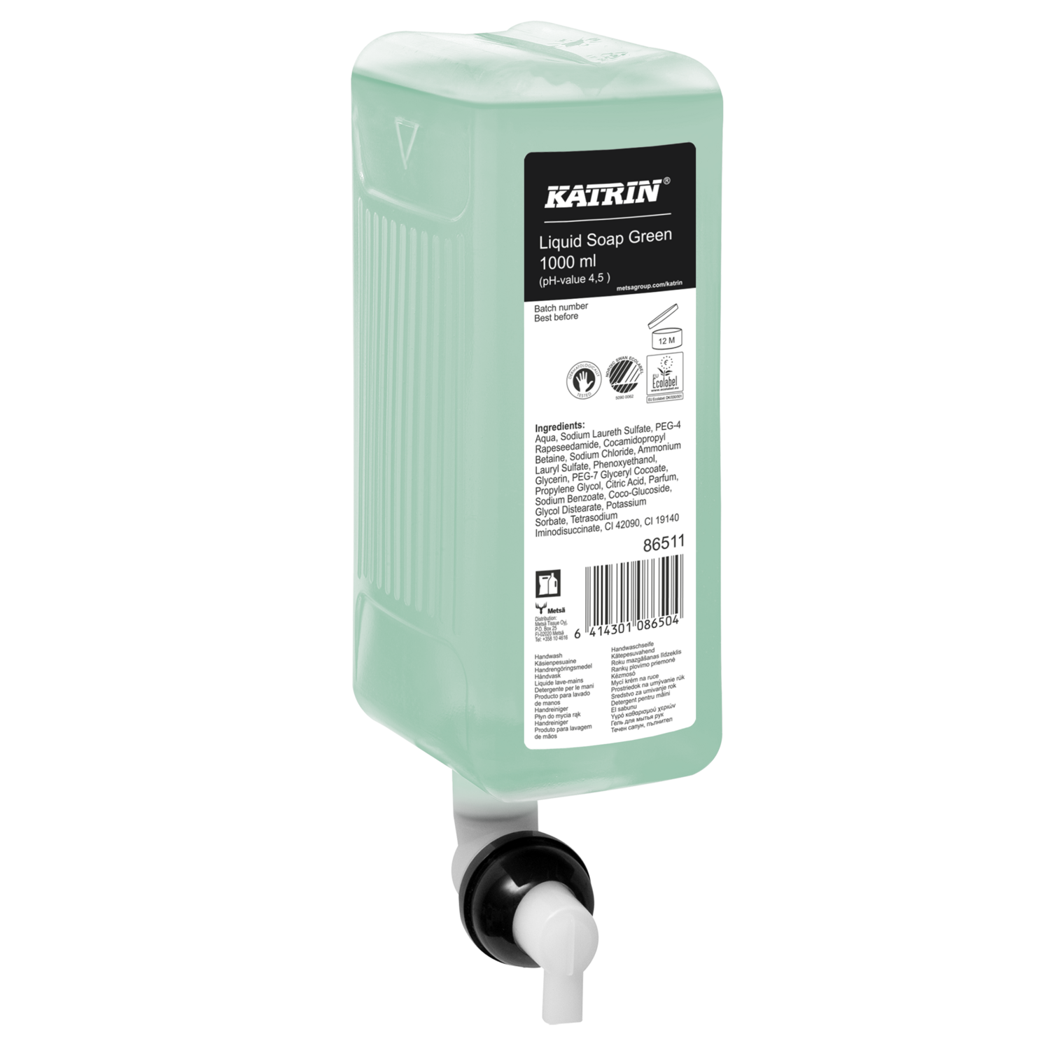 Katrin Tvål Flytande Green, 1000 ml