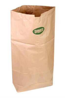 Papperssäck 60L, 2-blad, 55x87x16 cm, 25st/fp