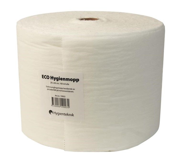 ECO Hygienmopp på rulle 60cm, 100st/rulle
