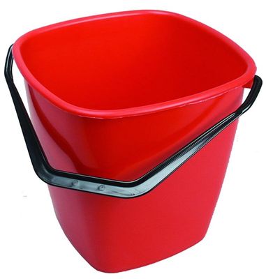 Hink Frykantig Plast Röd, 9.5L