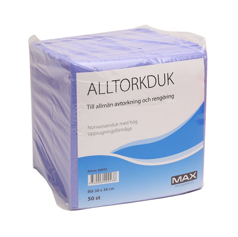 Max Alltorkduk Blå 50-pack