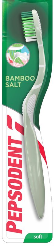 Pepsodent Tandborste Bamboo Salt Soft