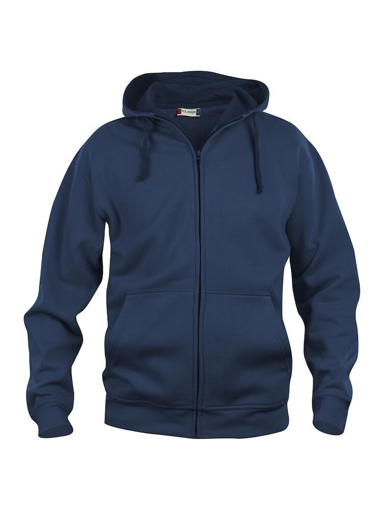 Basic Hoody Full Zip, MARIN