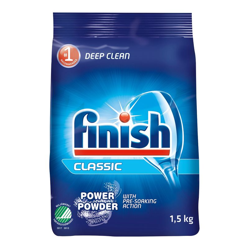 Finish Pulver Maskindisk, 1.5 kg (Svanenmärkt)