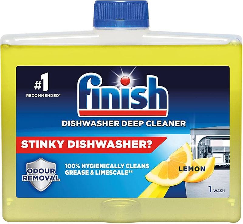 Finish Diskmaskinrengöring Clean &amp; Care Lemon, 250 ml