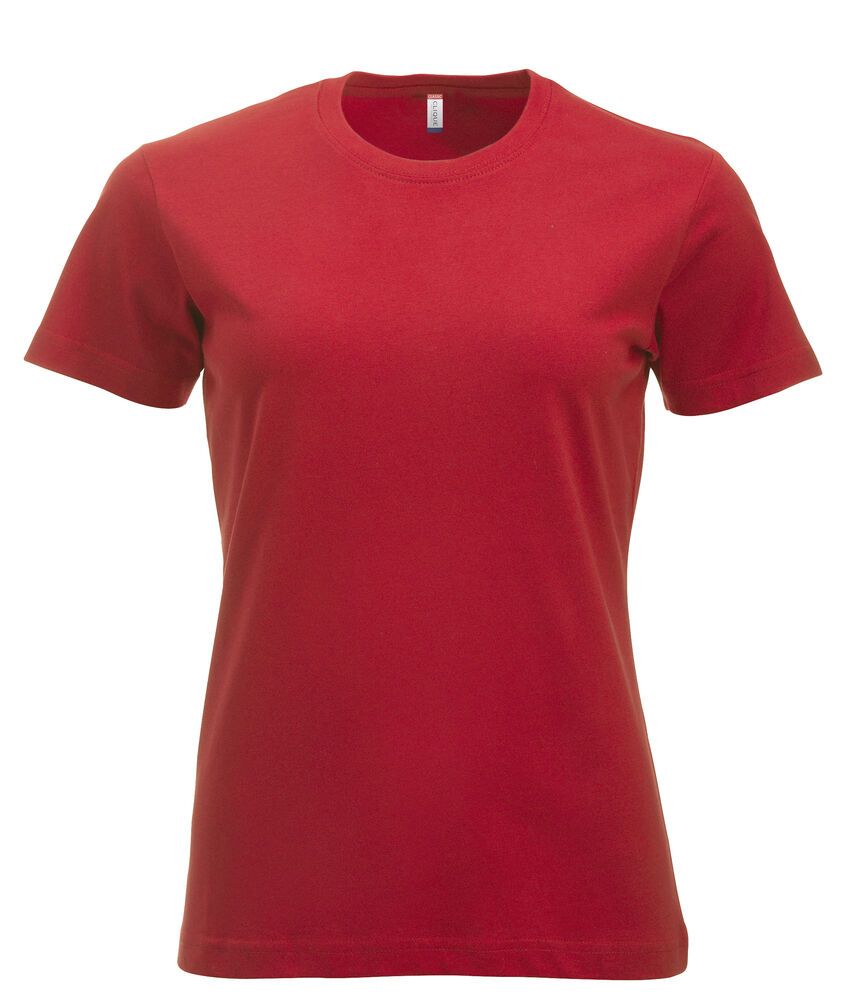 New Classic T-shirt Dam, RÖD