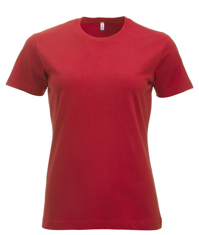 New Classic T-shirt Dam, RÖD
