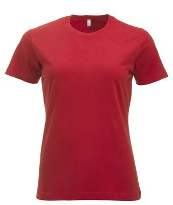 New Classic T-shirt Dam, RÖD