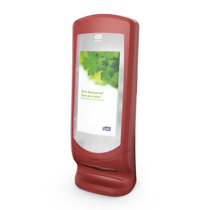 Tork Servett Dispenser Stående Bord N4 Röd