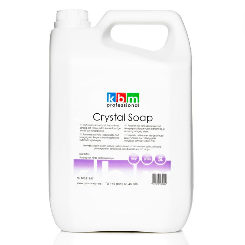 KBM Crystal Soap Flytande tvål, 5 liter (Svanenmärkt)