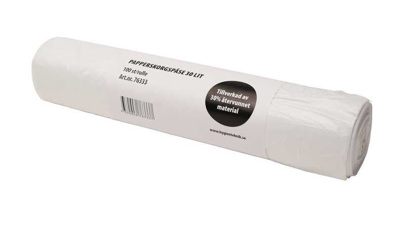 Papperskorgspåse 30L 8my