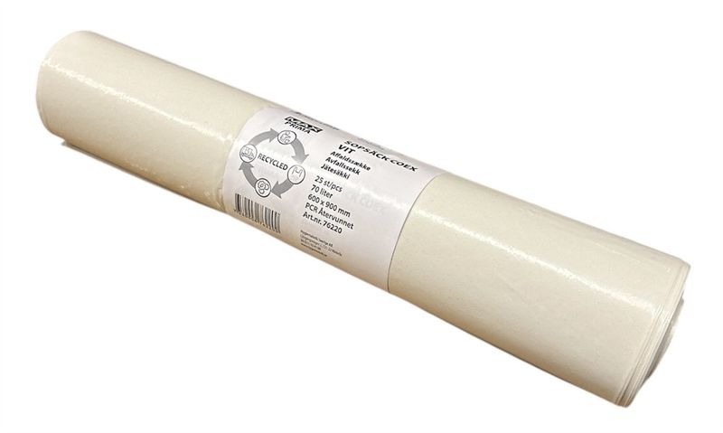 MAX Prima Sopsäck Coex 70L Vit 250st/krt