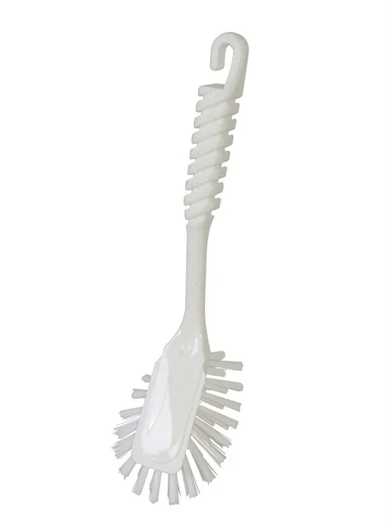 Diskborste med skrapkant, Vit