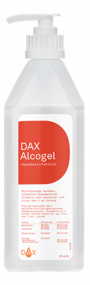 DAX Alcogel Handdesinfektion, 600 ml