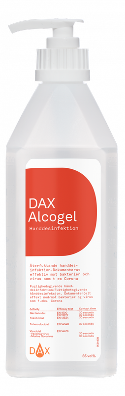 DAX Alcogel Handdesinfektion, 600 ml