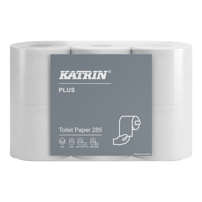 Katrin Plus Toalett 285 Soft, 3-lags, 35,6m, 42r/fp