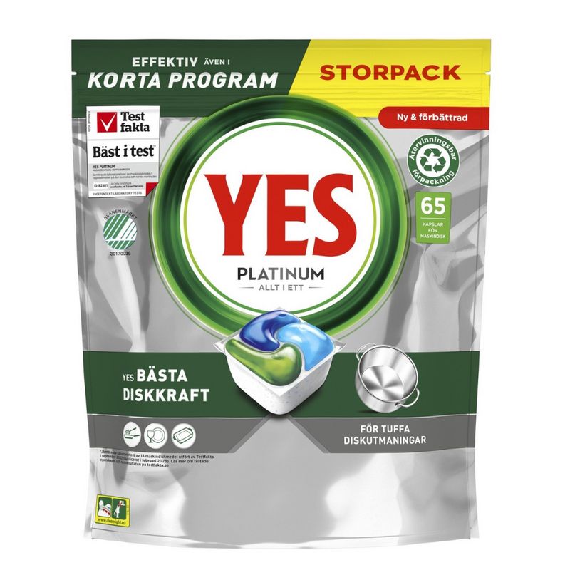 YES Powerdrops Platinum Original, 65 st/frp