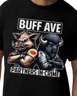 Horny Hog BBQ &amp; 87 Buff - Partners • In • Crime